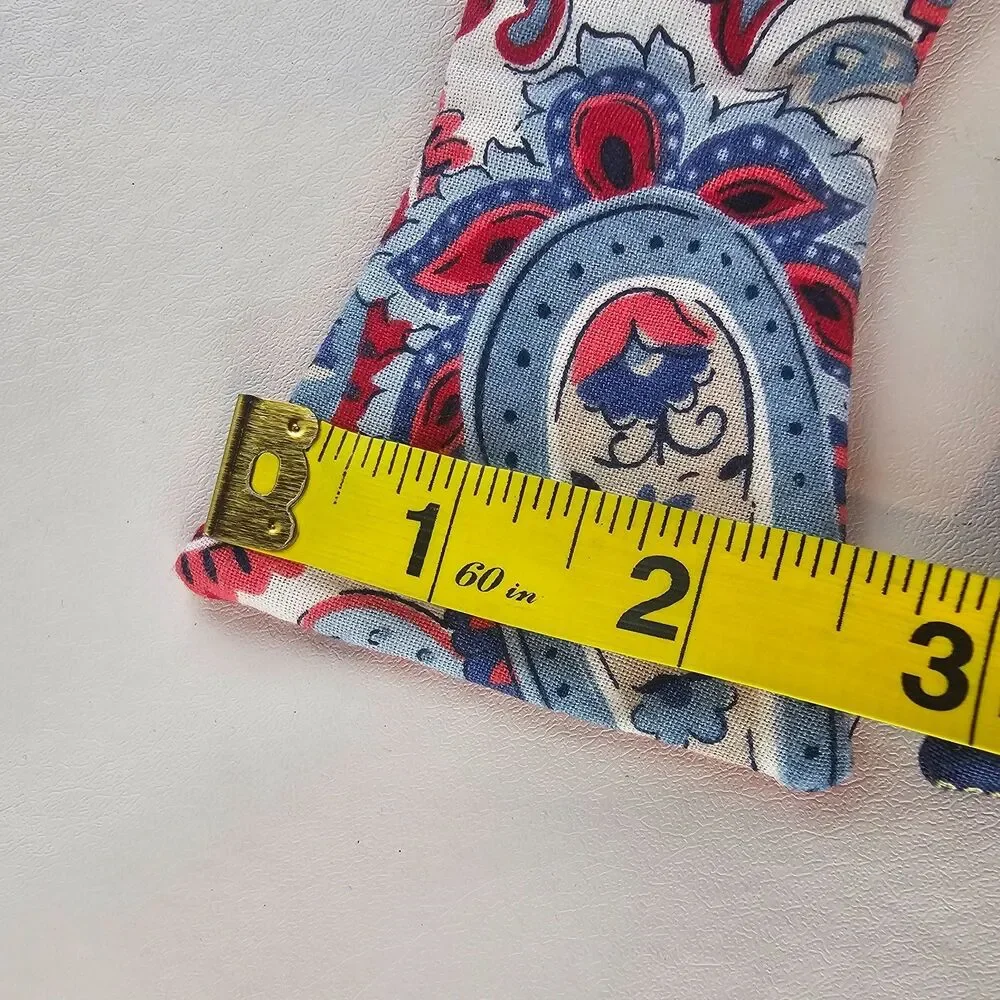 The Whatknot Vintage Adjustable Pre-Tied Bow Ties Lot of 2 Paisley Cotton USA